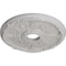 Ekena Millwork Antioch Ceiling Medallion (Fits Canopies up to 3 1/2"), 18"OD x 3 1/2"ID x 1 3/8"P, Ultra Pure White CM18SEUWF - alternate 2